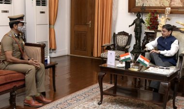 ஆளுநரை சந்தித்த தமிழக டி.ஜி.பி.!