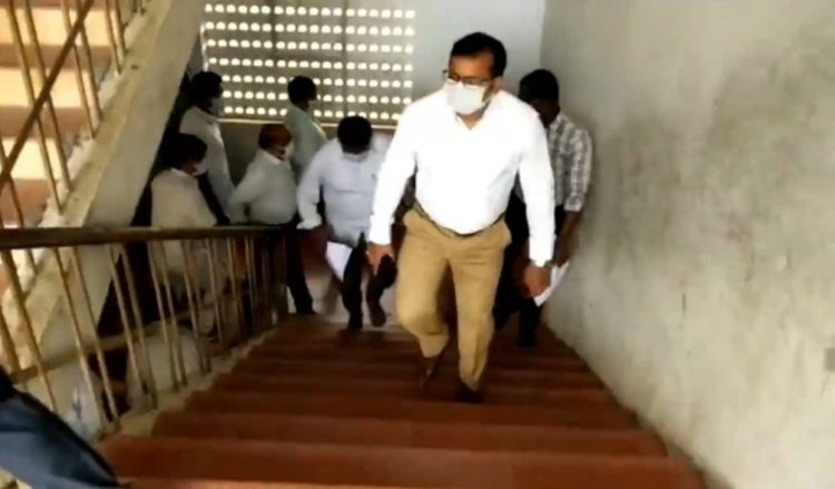 வாக்கு எண்ணும் மையங்களை மாவட்ட ஆட்சியர் அமர் குஷ்வாஹா ஆய்வு!