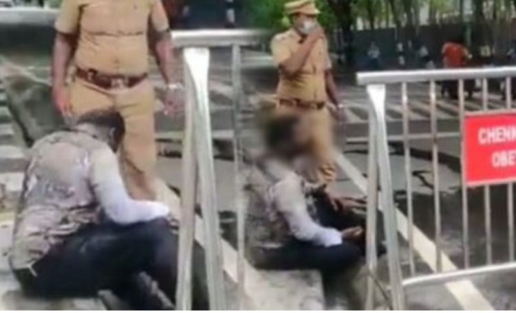 முதல்வர் வீட்டுக்கு எதிரே மதிமுக பிரமுகர் தீக்குளிப்பு!