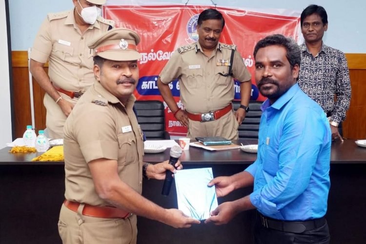 காப்பக நிர்வாகிகளுடன் நெல்லை காவல் ஆணையாளர்!