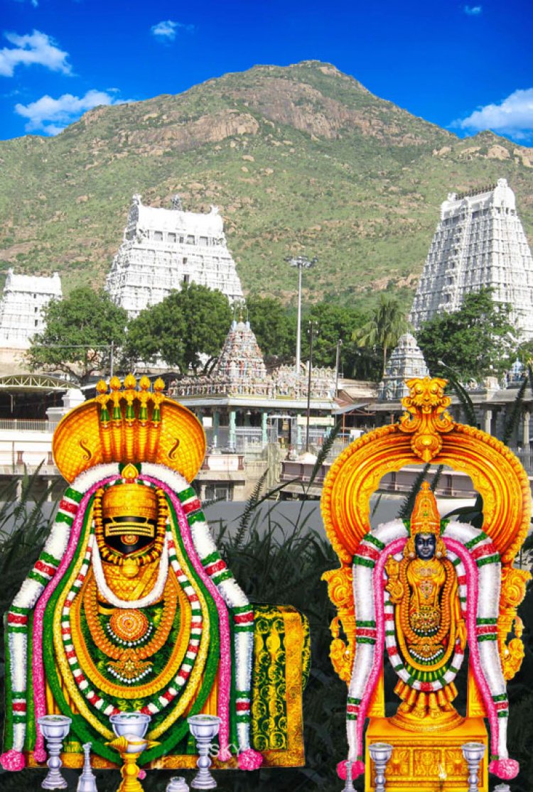 திருவண்ணாமலை தீபம் கொடியேற்றம்! வேலூரிலுந்து திருக்குடைகள் அனுப்பிவைப்பு!!
