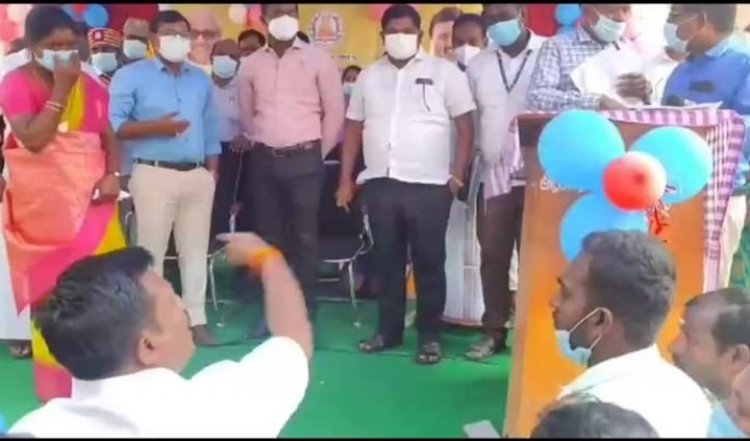 கலெக்டரை கலாய்த்த நபர்! சவுண்டு விட்டதால் பரபரப்பு!