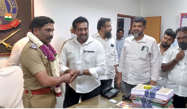 டிஐஜிக்கு பாரட்டு தெரிவித்த வியாபாரிகள்! நகைக்கடை உரிமையாளர்களுடன் எஸ்.பி. கலந்துரையாடல்!
