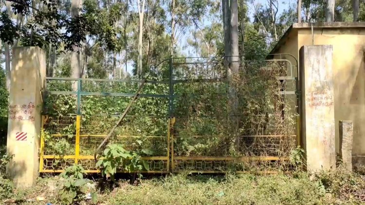 குடிகாரர்களின் கூடாரமாக மாறிய  டெலஸ்கோப்  பார்வை மையம்! வேடிக்கை பார்க்கும் வனத்துறை!