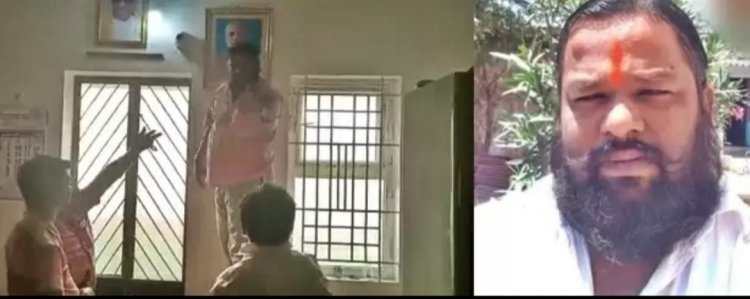 கோவை கலாட்டா:-பேரூராட்சி அலுவலகத்தில் பிரதமர் படம் மாட்டிய பாஜக நிர்வாகி கைது!