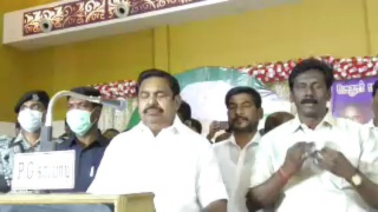 தேர்தலில் போட்டியிட கூட ஜனநாயகமில்லை வேட்பாளர்களை மிரட்டுகின்றனர்-எடப்பாடி பழனிசாமி பேச்சு!