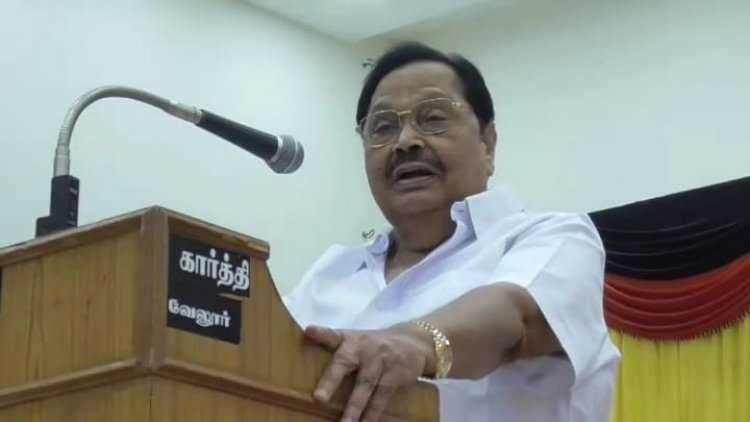 நீட் தீர்மானத்தை ஜனாதிபதிக்கு அனுப்பினால் விட்டுவிடுவோம்! அனுப்பவில்லை என்றால் ஆளுநரை வருடம் முழுவதும் திட்டிகொண்டே இருப்போம்!!துரைமுருகன் பேச்சு!!