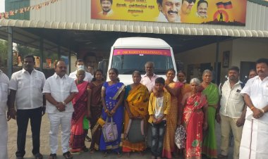 தி.மு.க.அலுவகம் டு திருப்பதி! தினமும் இலவச தரிசன பயணம்! எம்.எல்.ஏ.நந்தகுமார் ஏற்பாடு!