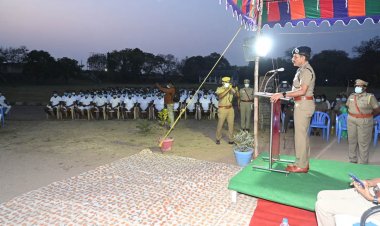   8 கோடி மக்களை பாதுகாக்கும் பொறுப்பு உங்களுக்கே! காவலர் பயிற்சி பள்ளியில் டிஜிபி சைலேந்திரபாபு பேச்சு!