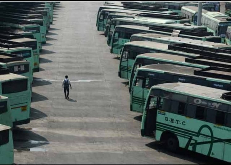 சென்னையில் 80 சதவிகித பேருந்துகள் இயங்கவில்லை! வங்கிகளும், வெறிச்! வேலை நிறுத்தம் வெற்றி!