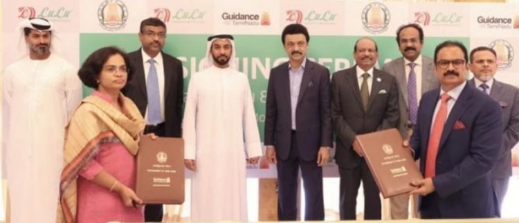 தமிழகத்தில் 5,000 பேருக்கு வேலைவாய்ப்பு:- லுலு நிறுவனம் - தமிழக அரசு இடையே ரூ.3,500 கோடிக்கு ஒப்பந்தம்!