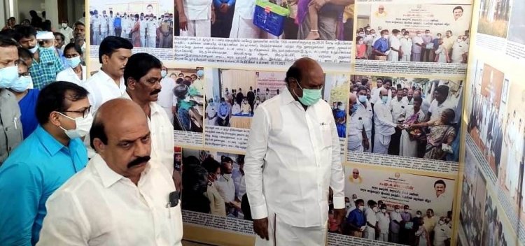 அமைச்சர் எ.வ.வேலு திறந்து வைத்த அரசு பணி புகைப்படங்கள்!செய்தித் துறை ஏற்பாடு!!