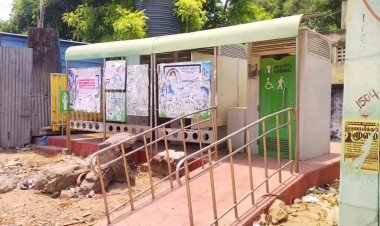 'நம்ம டாய்லெட்' கட்டிடம் கேட்பாரற்று கிடக்கிறது!