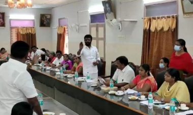 அதிமுக பிரமுகரின் வீட்டை இடித்தது ஏன்!உறுப்பினர் டிடிசி சங்கர் கேள்விக்கு திணறிய சேர்மன்!