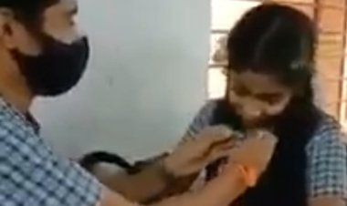 மாணவிக்கு தாலி கட்டிய மாணவன்!