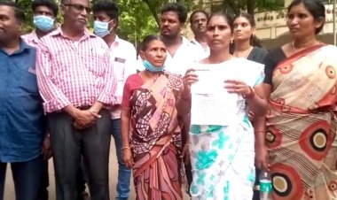 எங்க நிலத்தை அபகரிக்க முயல்கிறார்கள்! கலெக்டரிடம் மனு!