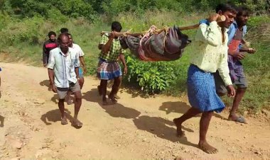 செத்தா தூக்கினி போவ கூட சாலையில்லை! டோலியே பிரதானம்!