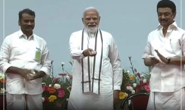 தேசிய கல்வி கொளைகையினால் உள்ளூர் மொழியில் பயிலலாம்! ரூ.31500 கோடியில் திட்டங்கள்- பிரதமர் மோடி துவக்கி வைத்து பேச்சு!உறவுக்கு கைகொடுப்போம் - உரிமைக்கு குரல் கொடுப்போம் முதல்வர் ஸ்டாலின்!!