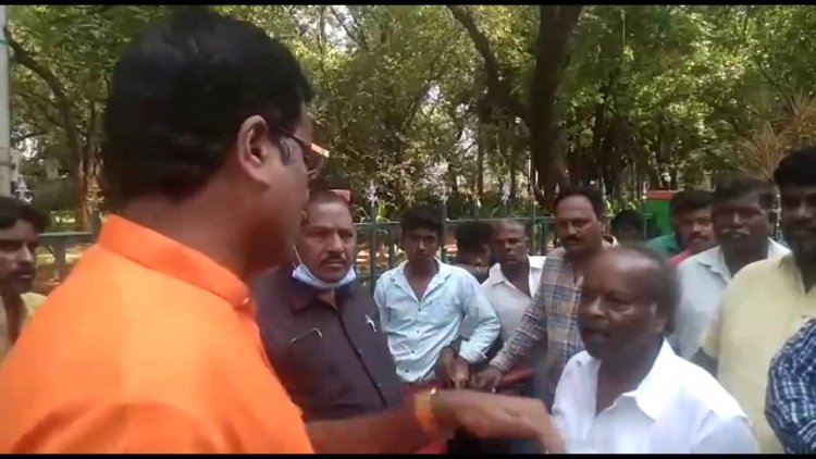 கெங்கையம்மன் கோவில் திருவிழா நடத்த எம்.எல்.ஏ. கட்டிங் கேட்டாரா!