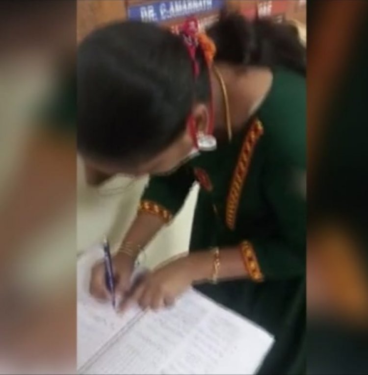 பத்து நாள் வருகை பதிவை ஒரே நாளில் நிரப்பி சிக்கிய மருத்துவ மாணவி!