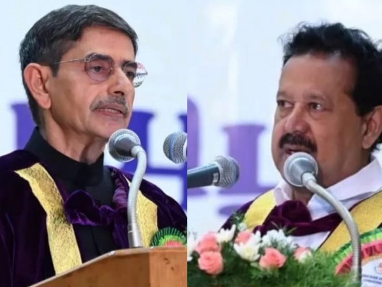 மேடையில் முட்டிக்கொண்ட ஆளுநர் - அமைச்சர்:- இந்தி மொழி பிரச்சனையால் சர்ச்சை!