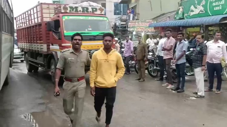 அரசு பேருந்து ஓட்டுநரை தாக்கியவாலிபர் வாலிபர்!