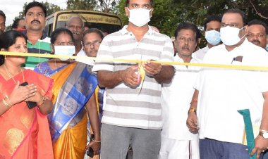 பிரச்சனைக்குரிய பாலத்தை ஆட்சியர் திறந்து வைத்தார்! கனரக வாகனத்துக்கு அனுமதியில்லை!