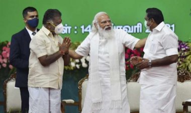 வரவேற்க எடப்பாடி! வழியனுப்ப ஓ.பி.எஸ்.!பிரதமரின் தமிழக விசிட்!