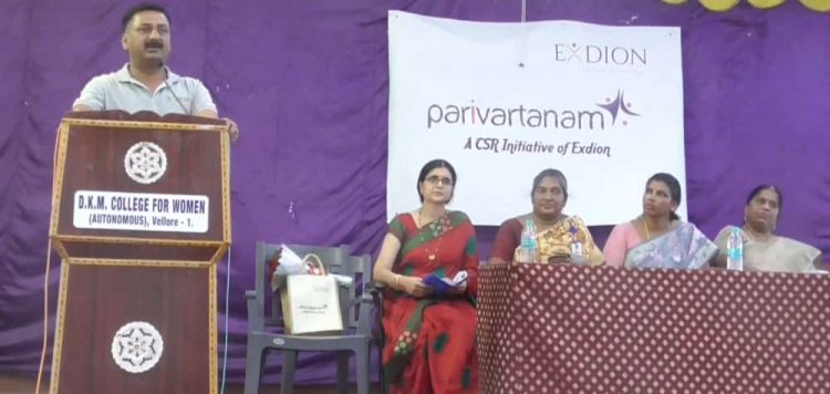 அமெரிக்காவில் பெண்கள் வேலைவாய்ப்பு பெற டி,கே.எம் கல்லூரியில் இலவச பயிற்சி!