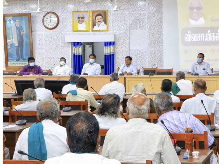 தென் பென்னை-பாலாறு இணைப்பு விவசாயிகள் குறைதீர்ப்பு கூட்டத்தில் கேள்வி!