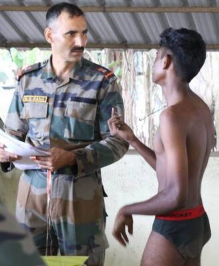 தமிழகத்தில் பதினோறு மாவட்ட இளைஞர்கள் அக்னிபத் திட்டத்தில் சேர்ப்பு!