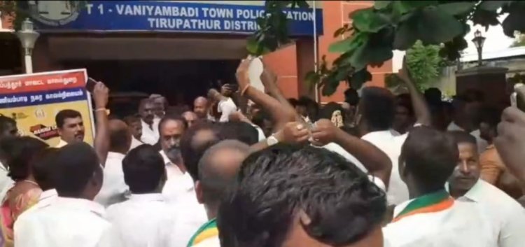 பா.ஜ.க பிரமுகருக்கு கத்தி வெட்டு! திமுகவினர் மீது புகார்!!