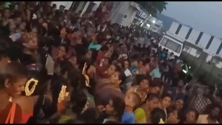 சம்பளம் கேட்டு தொழிற்சாலைக்குள் உள்ளிருப்பு போராட்டம்! அல்வா கொடுத்த அதிகாரிகள்!!