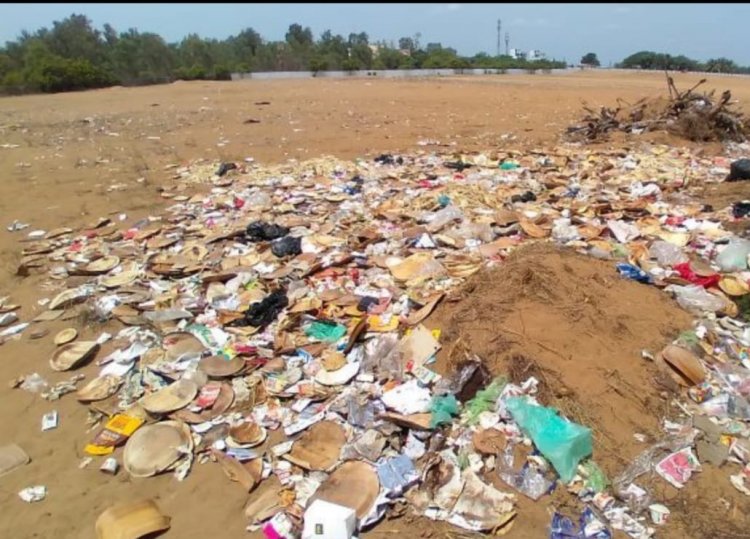 மாமல்லபுரத்தை குப்பை காடாக்கிய காத்தாடி விழா!
