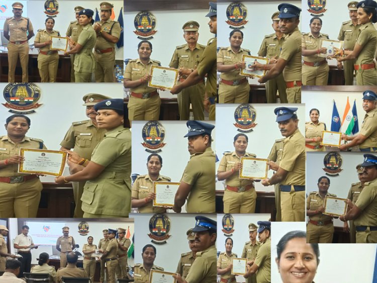சூப்பரா பணி புரிந்தீங்க:-எஸ்.பி.சான்று!