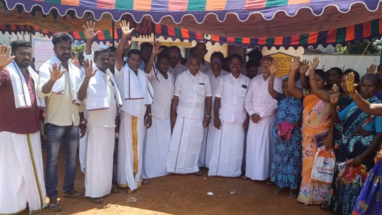 பூண்டி கலைவாணன் தலைமையில் திமுகவில் இணைந்த மாற்றுக் கட்சியினர்!