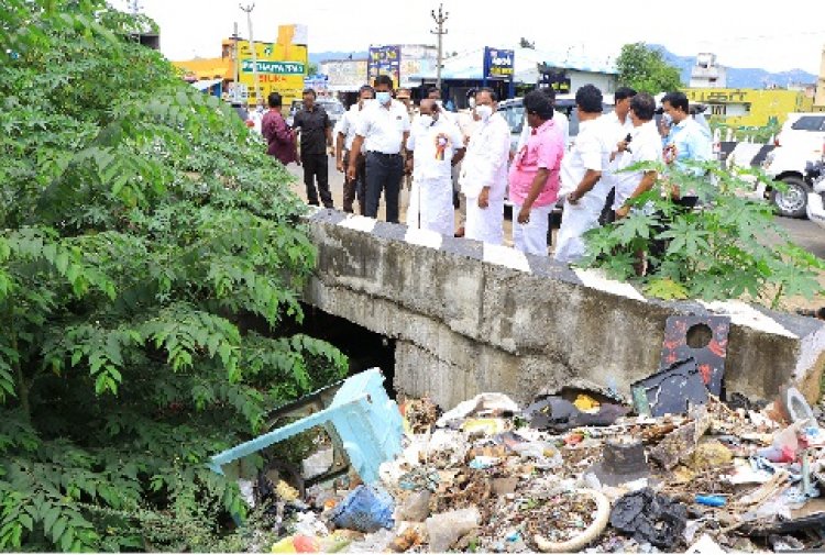 மாங்காய் மண்டி ரயில்வே மேம்பாலம்-சத்துவாச்சாரி-காங்கேயநல்லூர் பாலம் கட்ட நடவடிக்கை! சட்டமன்ற மனுக்கள் குழு ஆய்வு!