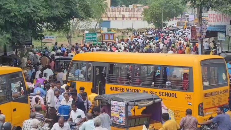 குடியாத்தமும் டிராப்பிக்கில் சிக்கியது!