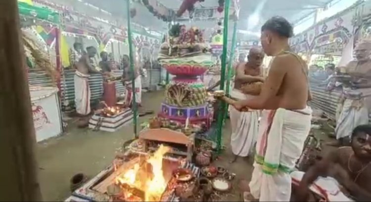 ஸ்ரீ லக்ஷ்மி நாராயண பெருமாள் ஆலய ஜீர்ணோ தாரண அஷ்டபந்தன மகா கும்பாபிஷேக விழா!