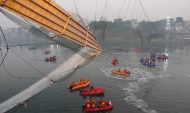 பாலம் இடிந்து 141 சாவு! தகுதி சான்றிதழ் கொடுக்கப்பட்டதா?