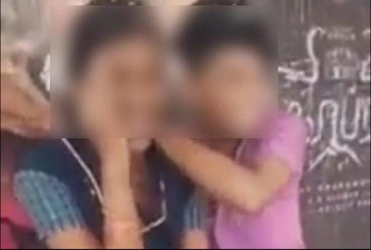 மாணவிக்கு தாலி கட்டிய மாணவர்:- பேருந்து நிலையமே சாட்சி!