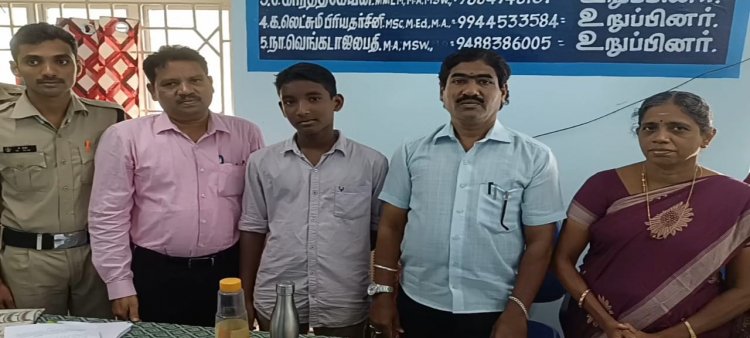 விஜயவாடா சிறுவன் திருவாரூரில் மீட்பு!