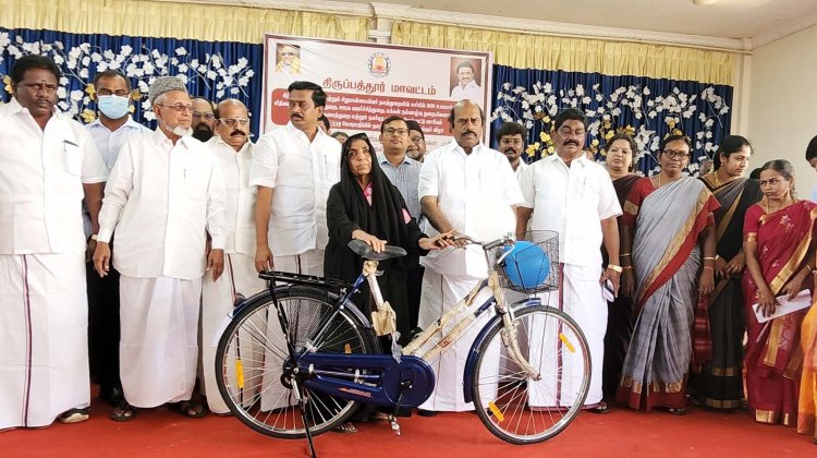 இஸ்லாமியர்களுக்கு கலைஞர் பலதிட்டங்களை வழங்கியுள்ளார்:-ரூ7 கோடி திட்டங்களை வழங்கி பேசிய அமைச்சர் எ.வ.வேலு!