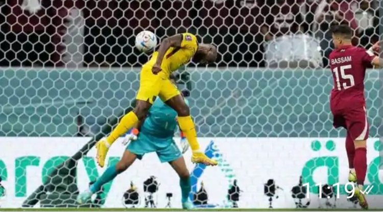 தொடங்கியது உலககோப்பை கால்பந்து  போட்டி! சொந்த மண்ணில் தோற்ற கத்தார்!