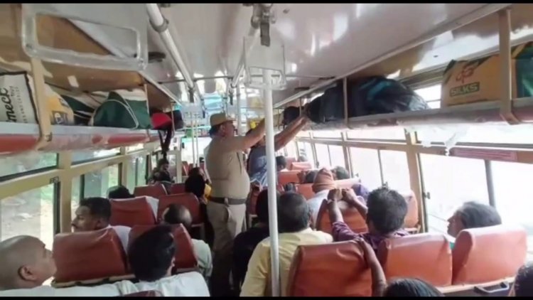 கஞ்சா ரெய்டு நடத்திய ஆய்வாளர் பேபி!