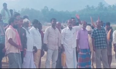 பாலாற்றை கதறவிடும் மாட்டு வண்டிக்காரர்கள்! வித வித கோஷம் எழுப்பி ரகளை!