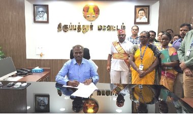 என் அறை கதவுகள் திறந்தே இருக்கும்! ஆட்சியராக பொறுப்பேற்ற  பாஸ்கர பாண்டியன்!