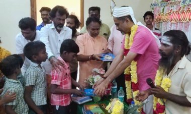 சொந்தமாக கட்டப்பட்ட கட்டிடத்தை அற்பணித்த  பத்மஸ்ரீ. ஸ்ரீதர்வேம்பு!