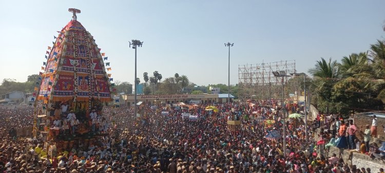 மேல்மலையனூர் தேர் கவிழ்ந்தது! இருவர் பலி:- அபசகுணமா!