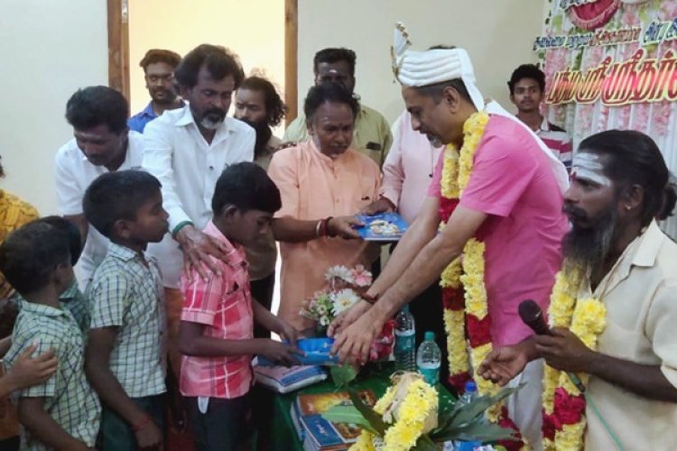 சொந்தமாக கட்டப்பட்ட கட்டிடத்தை அற்பணித்த பத்மஸ்ரீ. ஸ்ரீதர்வேம்பு!